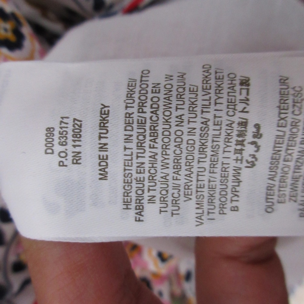 Boden Dress 10R Floral Boho Belted Cotton Colorful Balloon Sleeve Mod Cottage - Picture 4 of 12